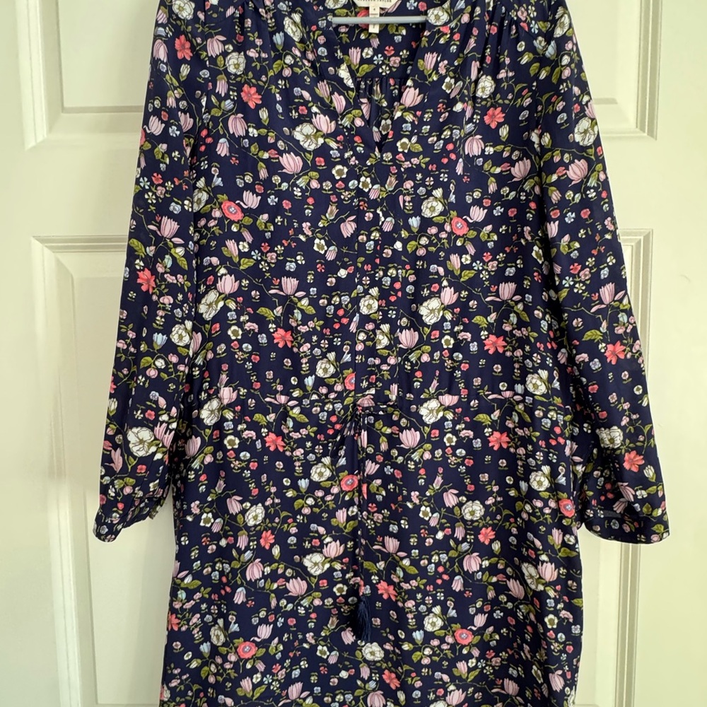 Rebecca Taylor Navy Floral Women’s Dress 4